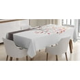 thumbnail image 1 of Ambesonne Nature Tablecloth Rectangular Table Cover, Forest Trees with Leaves, 52"x70", Multicolor, 1 of 4
