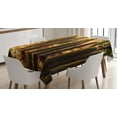 thumbnail image 1 of Ambesonne Nature Tablecloth Rectangular Table Cover, Sunset in Wild Desert, 52"x70", Multicolor, 1 of 3