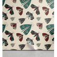 thumbnail image 1 of Ambesonne, Nature Themed Peel & Stick Wallpaper for Home, Boho Tribal Butterfly, 13"x36", Teal Dark Pink Cream, 1 of 5
