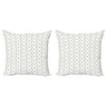 thumbnail image 1 of Ambesonne Nature Throw Pillow Cover 2 Pack, Bare Trees and Birds, 20", Multicolor, 1 of 2
