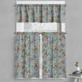 thumbnail image 1 of Ambesonne Nature Valance & Curtain, Tropical Flowers Oranges Art, 55"x24", Pale Vermilion Soft Pink, 1 of 7