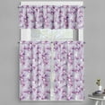 thumbnail image 1 of Ambesonne Nature Valance & Curtain, Watercolor Petal Flowers Art, 55"x24", White Pale Lavender, 1 of 7