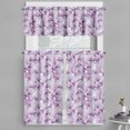thumbnail image 1 of Ambesonne Nature Valance & Curtain, Watercolor Petal Flowers Art, 55"x45", White Pale Lavender, 1 of 1
