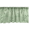 thumbnail image 1 of Ambesonne Nature Valance Pack of 2, Cluttered Leaves Concept, 54"X18", Green Pale Green, 1 of 1