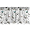 thumbnail image 1 of Ambesonne Nature Window Valance, Flying Butterfly Patterns, 54" X 18", White Pale Sky Blue, 1 of 3