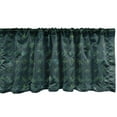 thumbnail image 1 of Ambesonne Nature Window Valance, Minimal Eco Drawings Art, 54" X 18", Teal and Multicolor, 1 of 3
