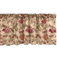 thumbnail image 1 of Ambesonne Nature Window Valance, Rowan Maple Birch Oak Branches Deciduous Forest Autumn Leaf Ornament with Words, Curtain Valance for Kitchen Bedroom Decor with Rod Pocket, 54" X 12", Multicolor, 1 of 3