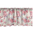 thumbnail image 1 of Ambesonne Nature Window Valance, Traditional Oriental Roses, 54" X 18", Dark Pink Taupe Grey, 1 of 3