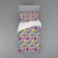 thumbnail image 1 of Ambesonne Nautical Bedding Set 3 Pcs, 3D Stars Wavy Stripes, Twin, Multicolor, 1 of 3