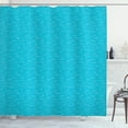 thumbnail image 1 of Ambesonne Nautical Blue Shower Curtain, Simplistic Sea Waves, 69"Wx70"L, Sea Blue Pale Sky Blue, 1 of 4