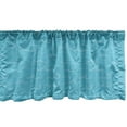 thumbnail image 1 of Ambesonne Nautical Blue Window Valance, Simplistic Sea Waves, 54" X 18", Sea Blue Pale Sky Blue, 1 of 3