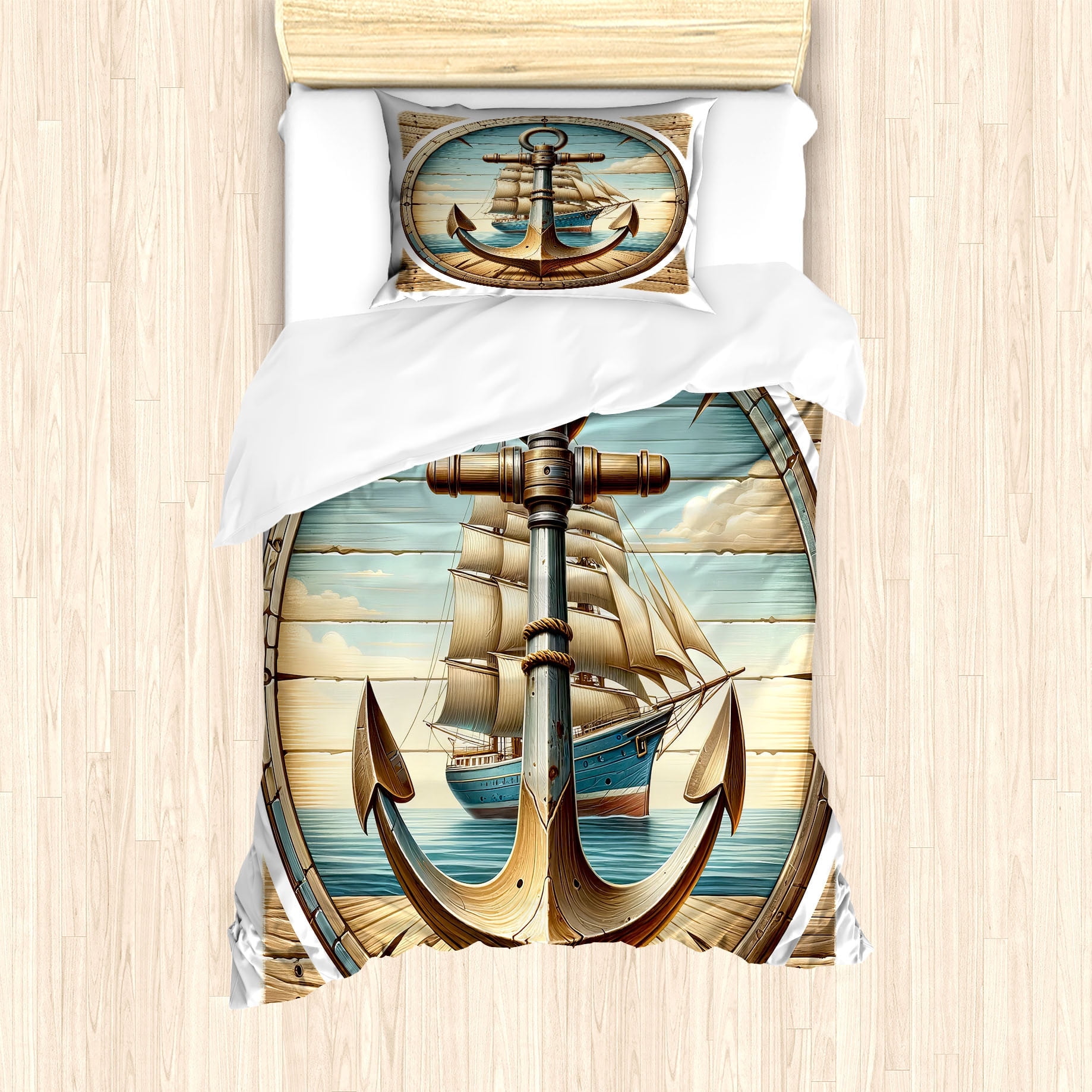 Nautical Anchor Duvet Cover Set GFTOTP7538