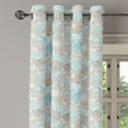 thumbnail image 1 of Ambesonne Nautical Grommet Curtain Single Panel, Pastel Toned Seashells, 50"x60", Tan Turquoise White, 1 of 5
