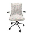 thumbnail image 1 of Ambesonne Nautical Office Chair Cover Stretchable High Back, Ocean Coral Reef Marine, Tan Rose Slate Blue, 1 of 1