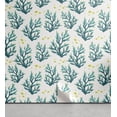 thumbnail image 1 of Ambesonne Nautical Peel & Stick Wallpaper for Home, Corals and Fish Silhouette, 13"x100", Sea Blue Ivory, 1 of 6
