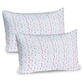 thumbnail image 1 of Ambesonne Nautical Pillow Sham 2 Pack, Marine Lighthouse Dolphins, 36"x20", Grey Dark Coral White, 1 of 3