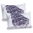thumbnail image 1 of Ambesonne Nautical Pillow Sham 2 Pack, Old Sail Boat in Sea, 36"x20", Lavender, 1 of 3