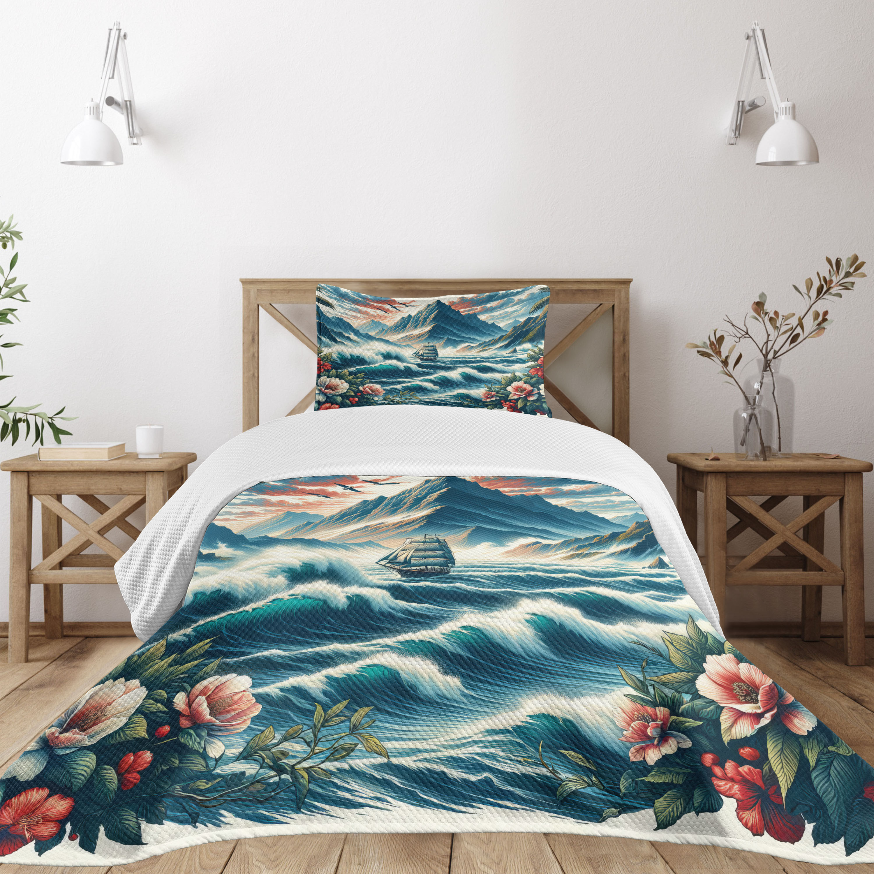 Seaside Splendor Quilted Blanket NCU0DK200 main image 1