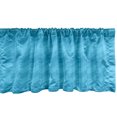 thumbnail image 1 of Ambesonne Nautical Valance Pack of 2, Horizontal Flow of Waves, 42"X12", Sky Blue Sea Blue, 1 of 5