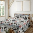 thumbnail image 1 of Ambesonne Nautical Vibes Fitted & Flat Sheet with Sham 3 Pcs Set, Adventure Lighthouse, Twin XL, Pale Eggshell Raspberry, 1 of 1
