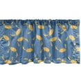 thumbnail image 1 of Ambesonne Nautical Window Valance, Sea Animal Crabs Pattern, 42" x 12", Sea Blue and Pale Orange, 1 of 3