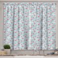 thumbnail image 1 of Ambesonne Naval Kitchen Curtains, Ships on the Sea Pattern, 55"x39", Multicolor, 1 of 3