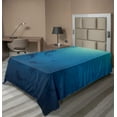 thumbnail image 1 of Ambesonne Navy Blue Flat Sheet, Hammerhead Shark, Twin Size, Navy Blue, 1 of 1