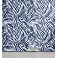 thumbnail image 1 of Ambesonne Navy Blue Peel & Stick Wallpaper for Home, Abstract Exotic Nature, 13"x100", Blue White, 1 of 6