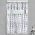 thumbnail image 1 of Ambesonne Navy Blue Valance & Curtain, Anchors and Helms, 55"x30", Dark Blue White, 1 of 6