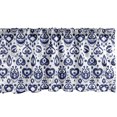 thumbnail image 1 of Ambesonne Navy Blue Window Valance, Vintage Ikat, 54" X 18", Blue White, 1 of 3