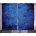 thumbnail image 1 of Ambesonne Navy Curtains 2 Panel Set, Dark Blue Contemporary, 108" x 90", Dark Blue, 1 of 3