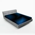 thumbnail image 1 of Ambesonne Navy Fitted Sheet, Deep in the Ocean Sealife, California King, Dark Blue, 1 of 3