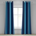 thumbnail image 1 of Ambesonne Navy Grommet Curtain, Plaques in Blue Borders, 50" x 96", Dark Blue and Pale Blue, 1 of 6
