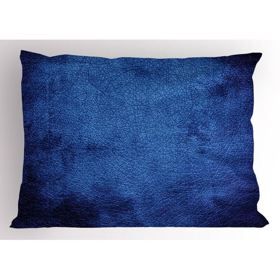 Ambesonne Navy Pillow Sham, Dark Blue Contemporary, 26" X 20", Dark Blue