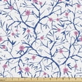 thumbnail image 1 of Ambesonne Navy and Blush Fabric by the Yard Upholstery, Nature, 3 Yards, Violet Blue Pink, 1 of 4