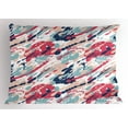thumbnail image 1 of Ambesonne Navy and Blush Pillow Sham, Color Splashes, 26" X 20", Multicolor, 1 of 2
