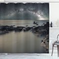 thumbnail image 1 of Ambesonne Nebula Shower Curtain, Milky Way Foggy Space, 69"Wx84"L, Grey, 1 of 5