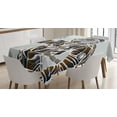 thumbnail image 1 of Ambesonne Nebula Tablecloth Rectangular Table Cover, Pilot Man Illustration, 60"x84", Multicolor, 1 of 4