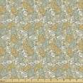 thumbnail image 1 of Ambesonne Neutral Color Fabric by the Yard Upholstery, Vintage Style Blossom, 10 Yards, Umber and Multicolor, 1 of 5