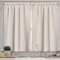 thumbnail image 1 of Ambesonne Neutral Color Kitchen Curtains, Curves and Swirls, 55"x45", Pale Tan and Ivory, 1 of 1