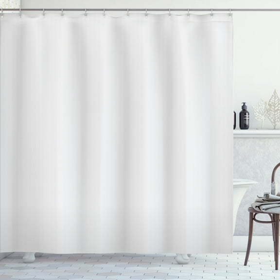 Ambesonne Neutral Color Shower Curtain, Waves in Muted Tones, 69"Wx70"L, Pale Taupe Pearl
