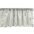 thumbnail image 1 of Ambesonne Neutral Color Window Valance, Pastel Planet Rounds, 54" X 12", Blue Grey and Beige, 1 of 3