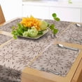 thumbnail image 1 of Ambesonne Neutral Colors Table Runner & Placemats, Nude Tones Bohemia, Placemat 4 pcs + Runner 12"x72", Umber and Beige, 1 of 2