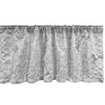 thumbnail image 1 of Ambesonne Neutral Valance Pack of 2, Diagonal Tech Visual Art, 42"X12", Pale Grey Pale Taupe, 1 of 3