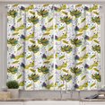 thumbnail image 1 of Ambesonne New Orleans Kitchen Curtains, Harlequin, 55"x39", Multicolor, 1 of 2