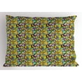 thumbnail image 1 of Ambesonne New Orleans Pillow Sham, Mardi Gras Party, 26" X 20", Multicolor, 1 of 2