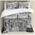 thumbnail image 1 of Ambesonne New York Manhattan Duvet Cover Set, 1 of 3