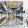 thumbnail image 1 of Ambesonne New York Subway Shower Curtain, Empty Metro Station, 69"Wx84"L, Pale Grey and Apricot, 1 of 4