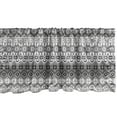 thumbnail image 1 of Ambesonne Nordic Window Valance, Classical Scandinavian, 54" X 12", Grey White Black, 1 of 3