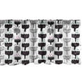 thumbnail image 1 of Ambesonne Nordic Window Valance, Scandinavian Flowers, 54" X 18", Black Magenta Seafoam, 1 of 3